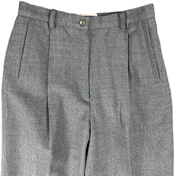 Amanda Smith Petites Pants Womens 8/8p Wool Work Office Capsule Everyday Minimal - Picture 2 of 11